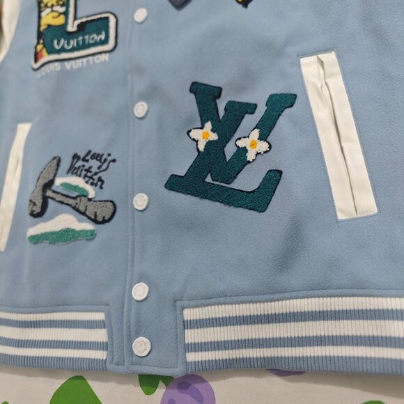 Louis Vuitton Blue Logo Jacket - Picture 4 of 10